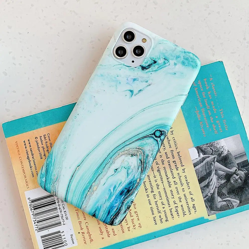 Sea Marble Color Case