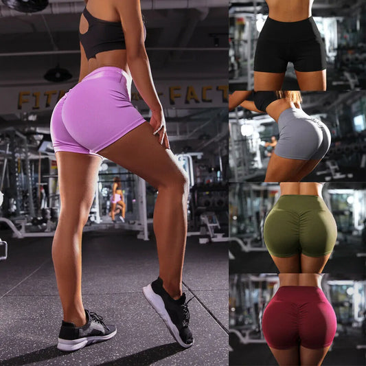 Women's High Waist Fitness Yoga Shorts