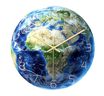 Glow-in-the-Dark African Wall Clock with Silent Mechanism