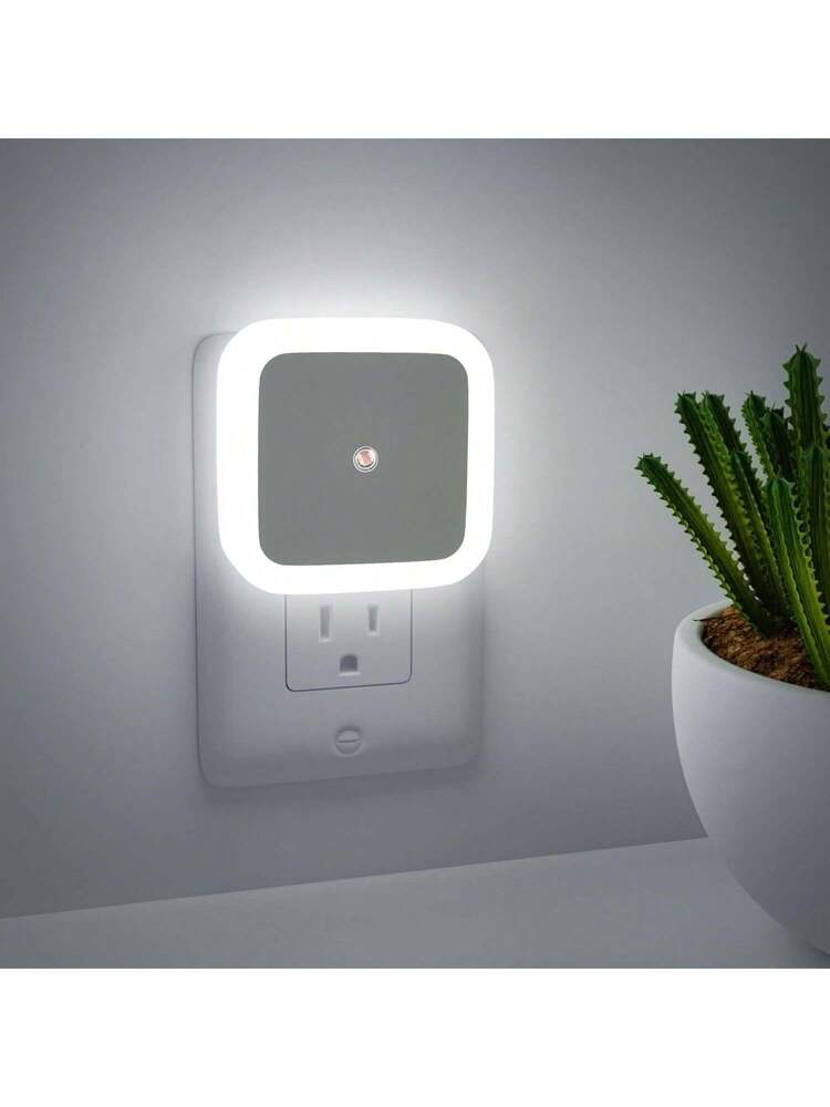 Led Night Light Cold White, Wall-Plugged Night Light, 1 Pack