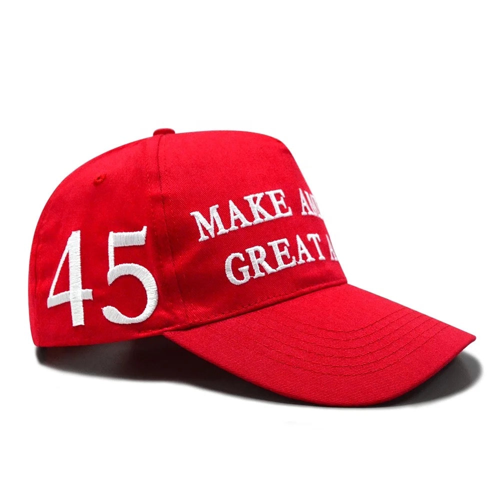 Make America Great Again Caps USA T*R*U*M*P 5 panel MAGA Baseball Caps with 3D Embroidery