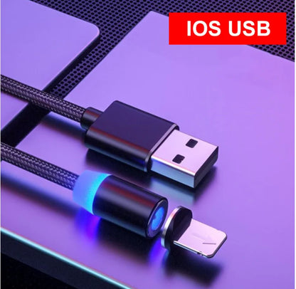 KEYSION LED Magnetic Fast Charging USB Cable