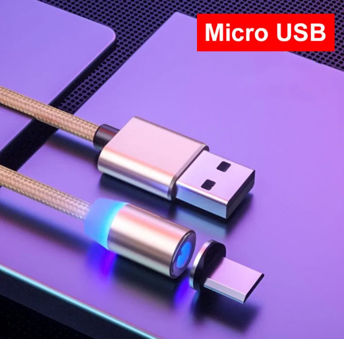 KEYSION LED Magnetic Fast Charging USB Cable