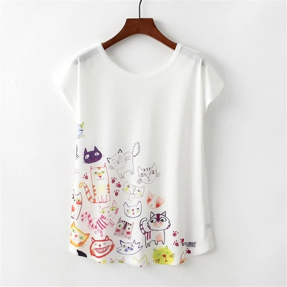 KaiTingu Summer Novelty Women T-shirt