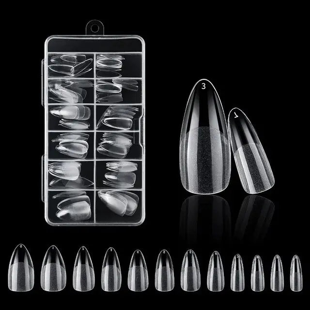 120Pcs Fake Nails American Capsule Gel X Coffin