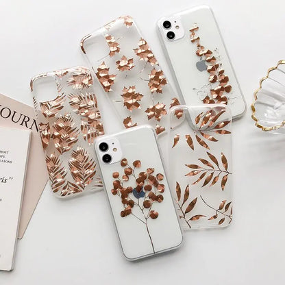 Electroplated Leaf Case