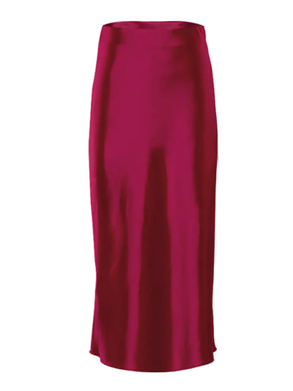 High-Waist A-Line Skirt