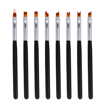 Gel Liner Polish Brush Set Nail Art Dotting Tools