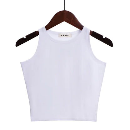 New Women Sexy Cotton Crop Top