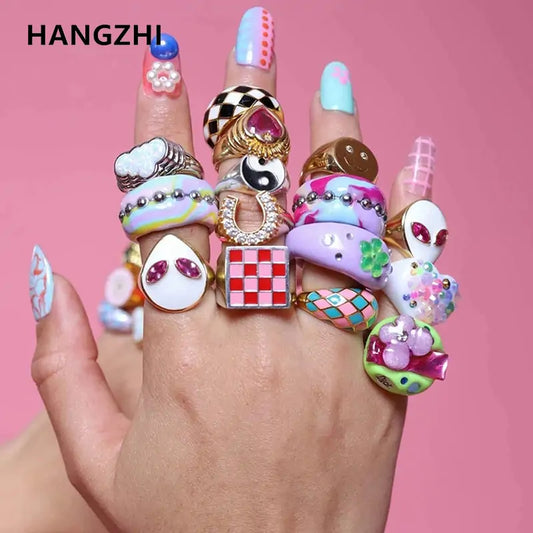 Colorful Sweet Trendy Ring