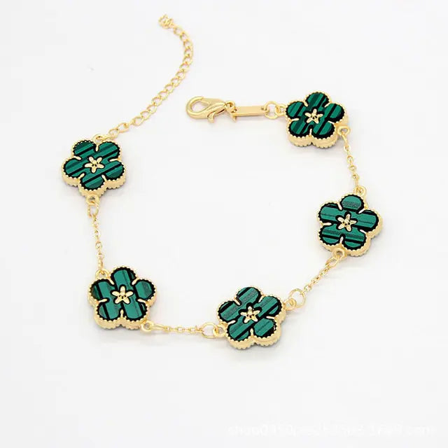 18k Gold Plating Flower Bracelets