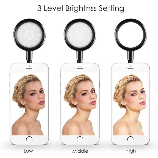 Selfie Ring Light Phone Holder Stand