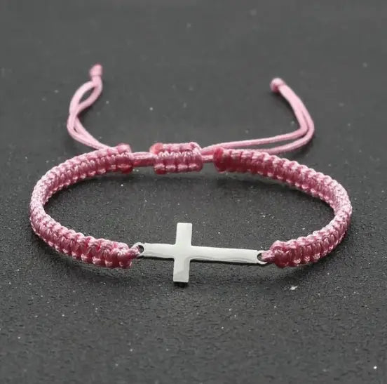 Rope Cross Bracelet