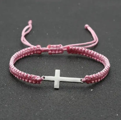 Rope Cross Bracelet