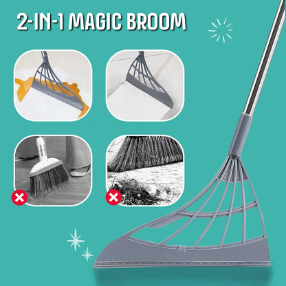 Magic Squeeze Broom Sweeping Water and Pet Hair