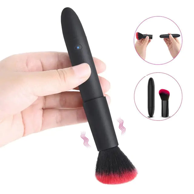 Vibrators Makeup Brush Dildos G-Spot Clitoral Stimulator