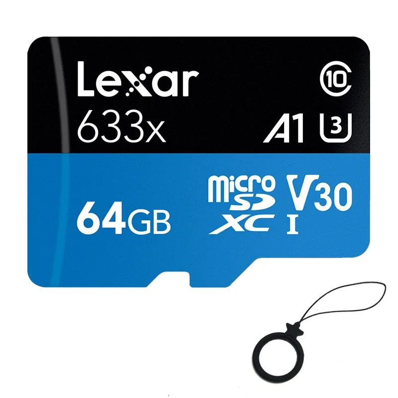 Lexar 633x Micro SD Cards: Various Capacities, High Speed