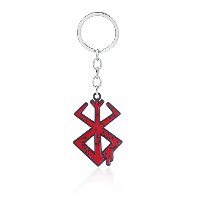 Red Logo Charms Keychain