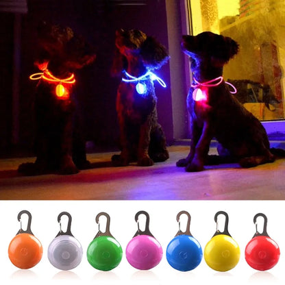 Dog Cat Collar Glowing Pendant