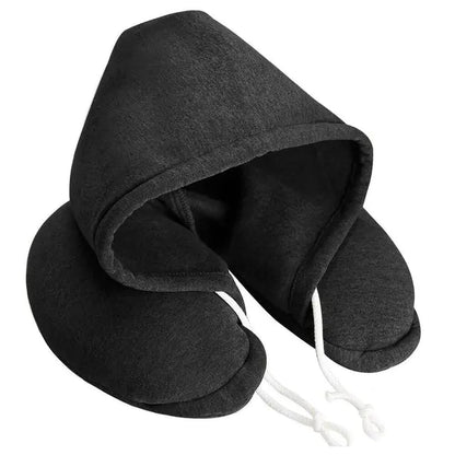 Hooded Travel Neck Pillow