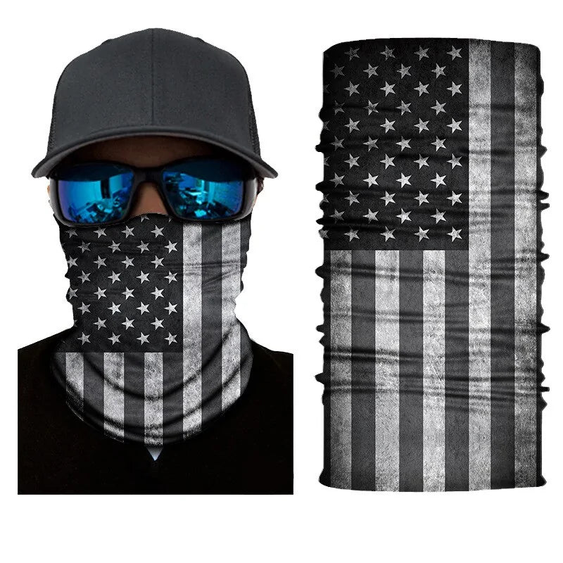 Flag Face Bandana: Multi-functional Outdoor Accessory for Men