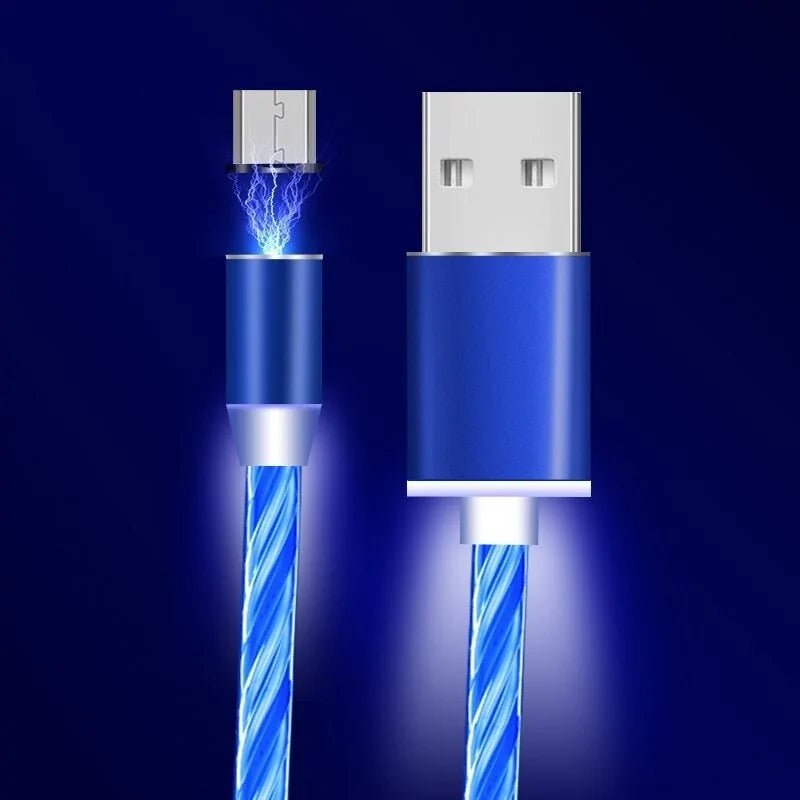 LED Magnetic Charging Cable