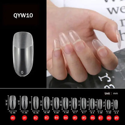 120Pcs Fake Nails American Capsule Gel X Coffin