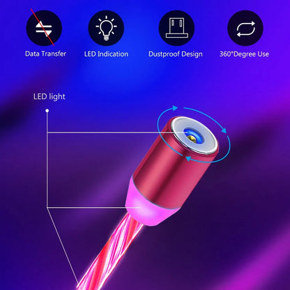 LED Magnetic Charging Cable