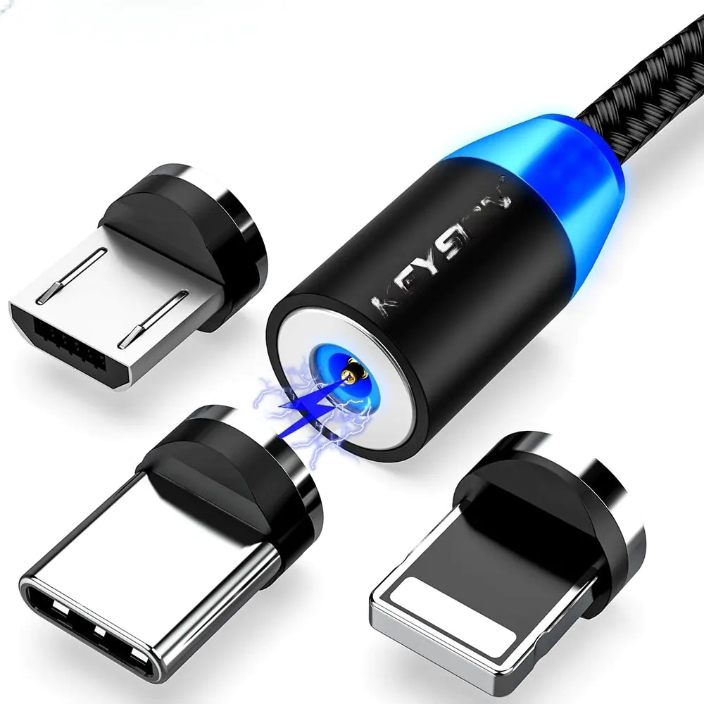 KEYSION LED Magnetic Fast Charging USB Cable