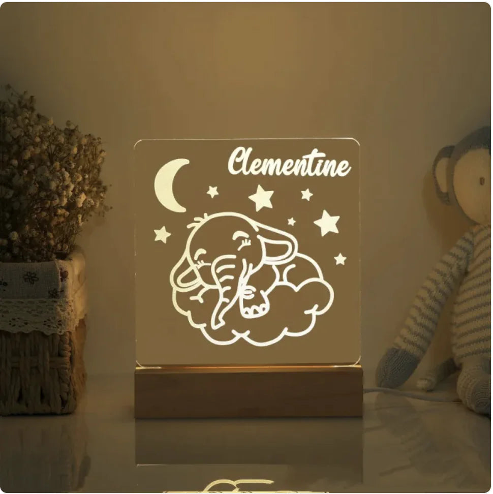 Children's Cartoon LED Bedside Lamp