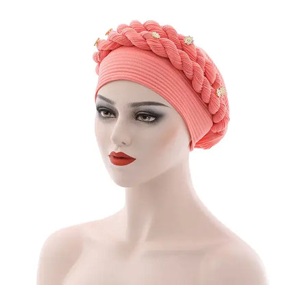 Double Braid Diamonds Turban