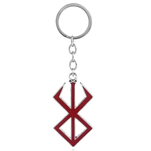 Red Logo Charms Keychain