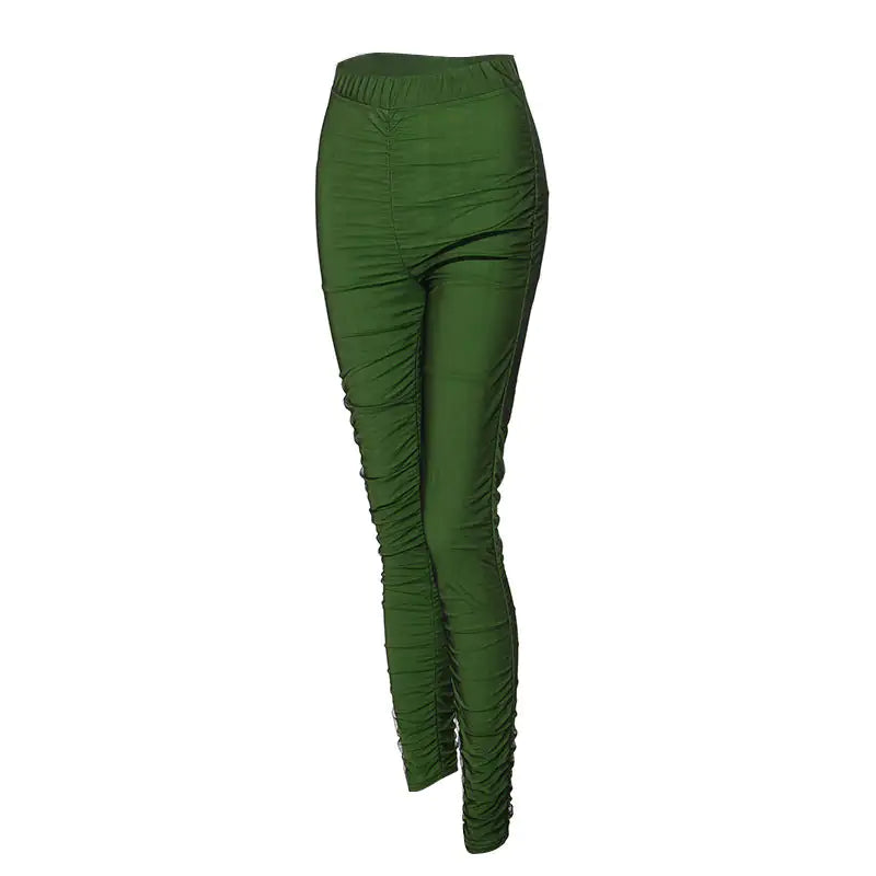 More Money More Problems Ruched Mesh Leggings