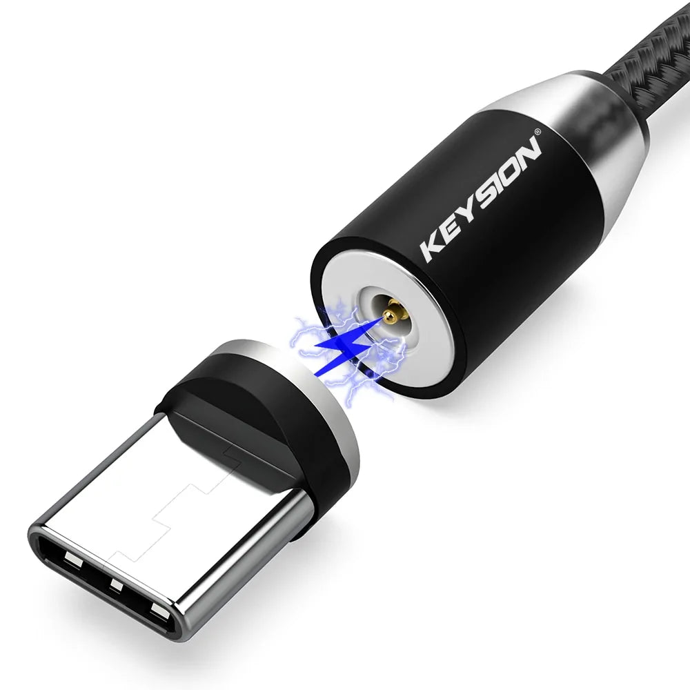 KEYSION LED Magnetic Fast Charging USB Cable