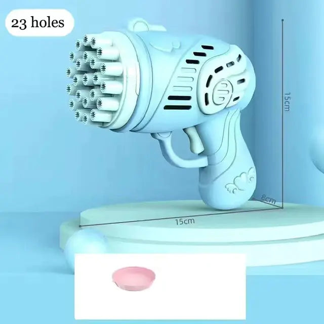 Bubble Gun Electric Automatic Soap Rocket