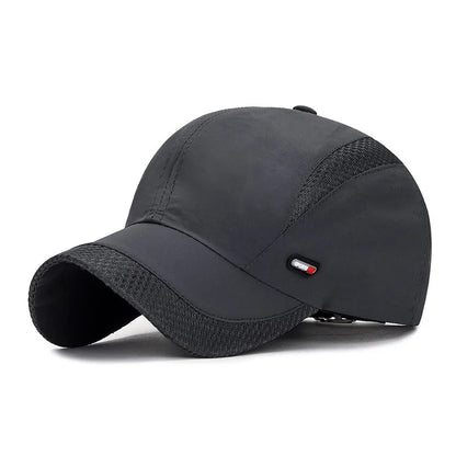 Summer Outdoor Sport Sunscreen Baseball Cap: Men's Breathable Mesh Hat