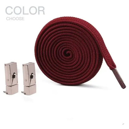 Press Lock Elastic Shoe Laces