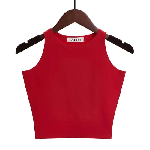 New Women Sexy Cotton Crop Top