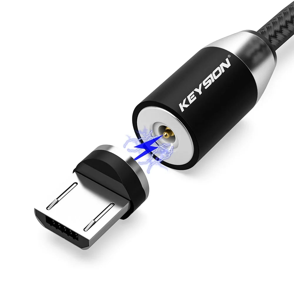 KEYSION LED Magnetic Fast Charging USB Cable