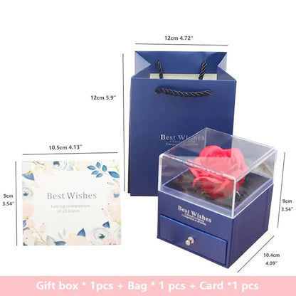 Rose Gift Box Soap Artificial Flower