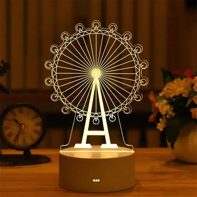 Luminart Acrylic LED Lamp