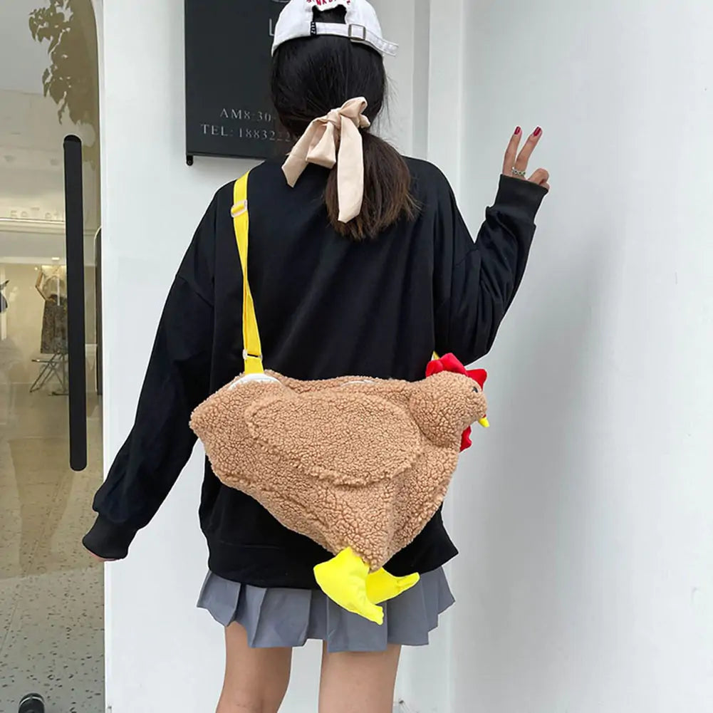 Cartoon Chicken Shoulder Bag