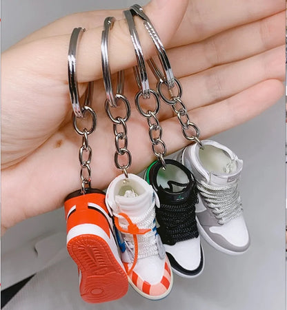 3D Sneaker Shoe Keychain