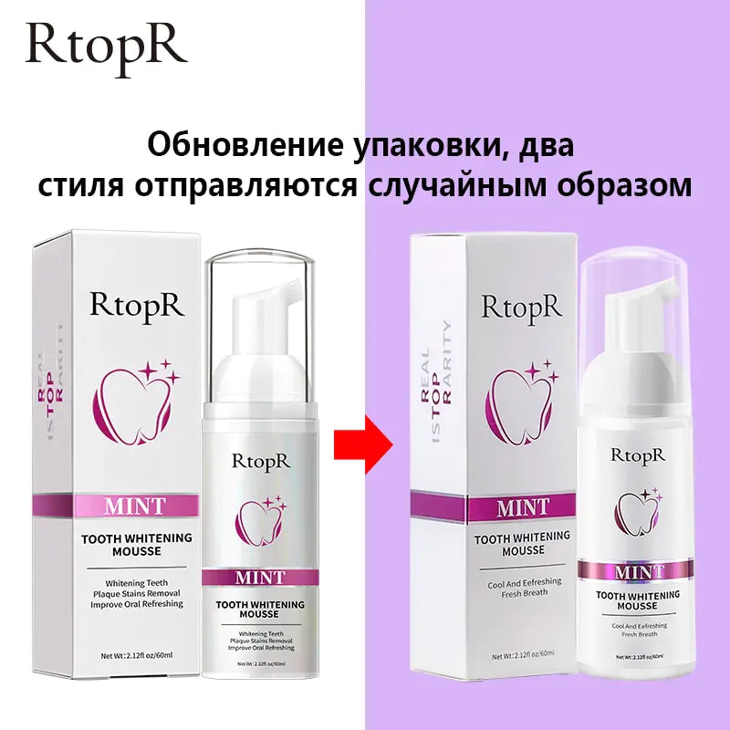 RtopR Teeth Cleansing Whitening Mousse