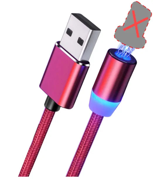 KEYSION LED Magnetic Fast Charging USB Cable