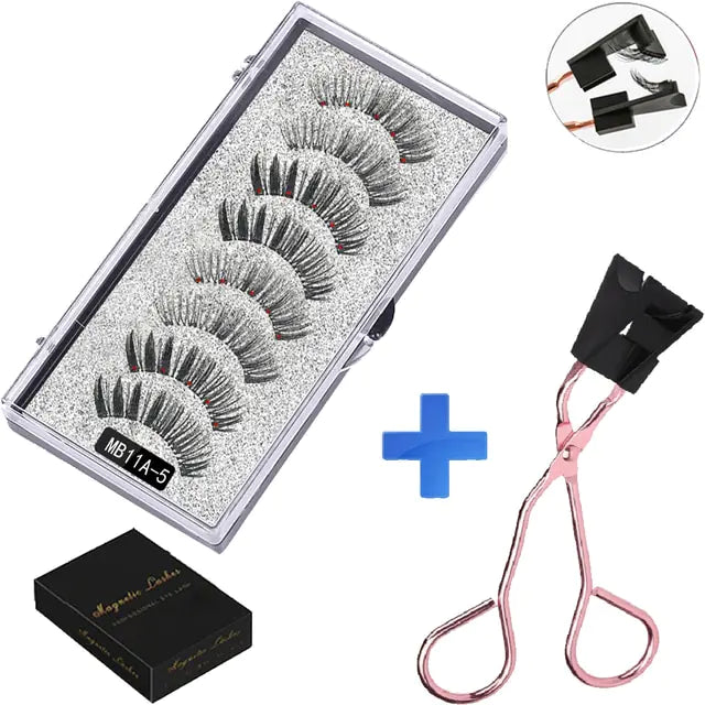 Magnetic Eyelashes Curler Set