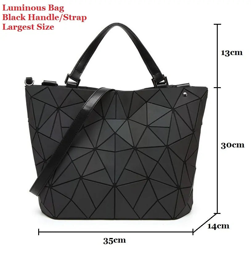 Women's Hot Luminous Geometric Laser Bag