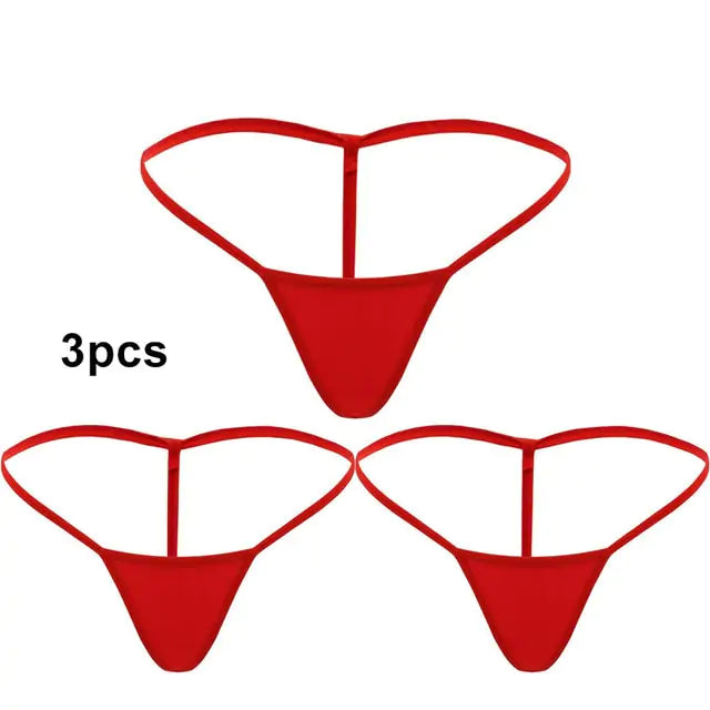 Womens Mini G-string Sexy T-back Thongs