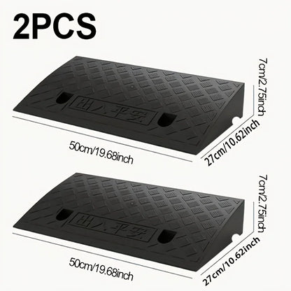 Heavy-Duty Portable Rubber Curb & Threshold Ramp