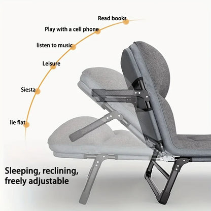Heavy-Duty Folding Bed with Mattress